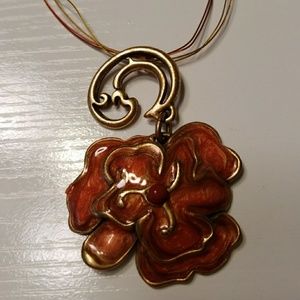 Chico's Autumn Flower Jewelry Set